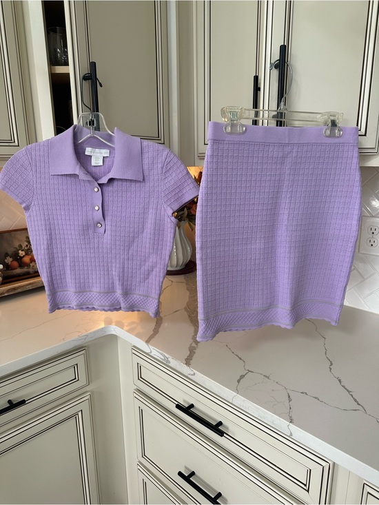 House of Harlow 1960 Dresses & Skirts - House of Harlow 1960 Lavender Knit Polo Women's Two-Piece Size XS